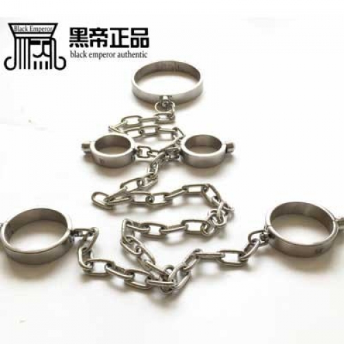 黑帝按压锁手足颈套装（重型定制款 5件套）