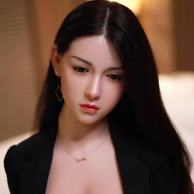 实体娃娃-潮影-实体娃娃倩倩硅胶植发头