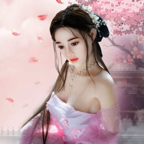 MYDOLL 潮影 古装蝶依 硅胶头植发+皮肤仿真经络实体娃娃159cm